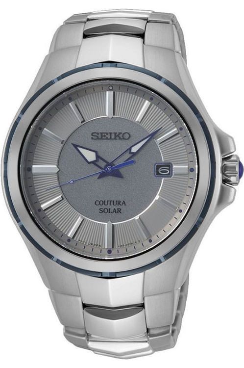 Seiko Coutura  Grey Dial 44 mm Solar Powered Watch For Men - 1