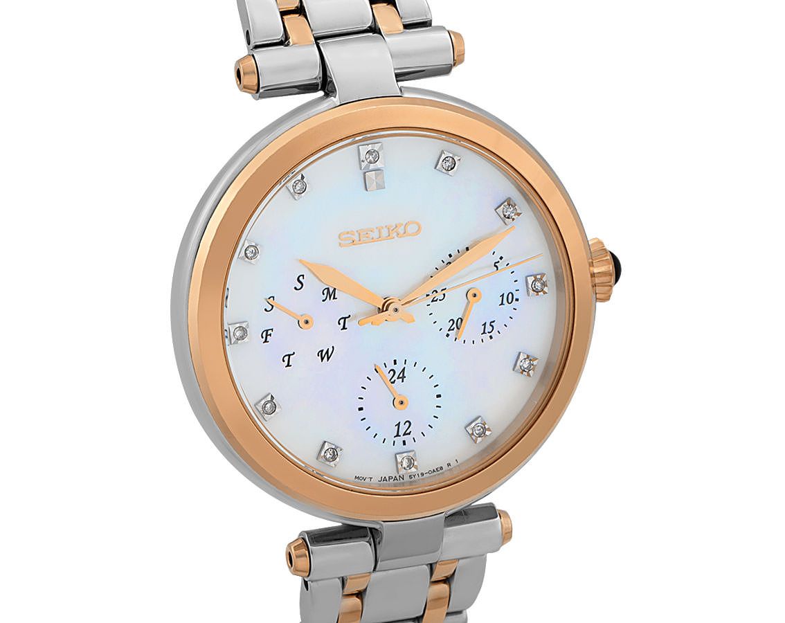 Seiko Seiko Ladies  Silver Dial 32.5 mm Quartz Watch For Women - 5