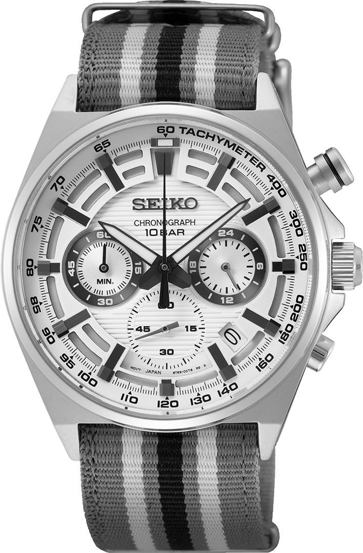 Seiko Dress  White Dial 41 mm Quartz Watch For Men - 1