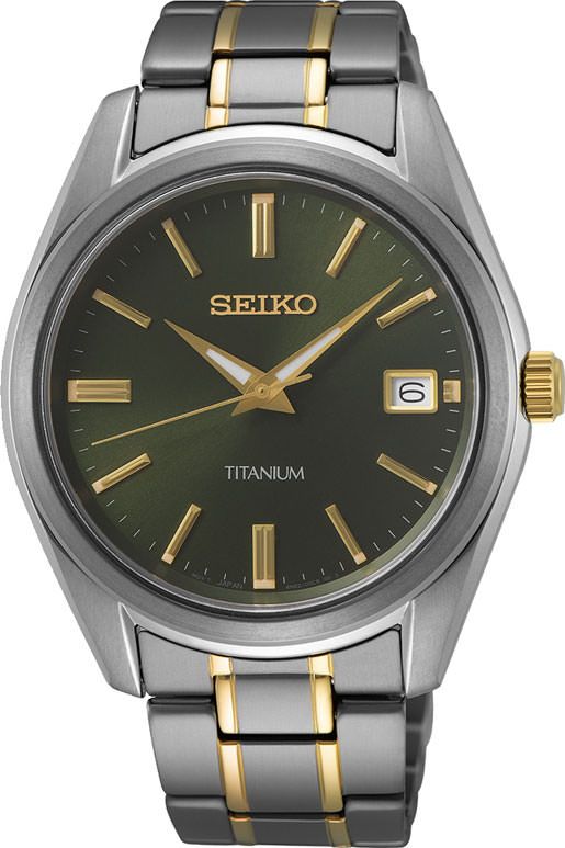 Seiko Dress  Green Dial 40.5 mm Quartz Watch For Men - 1