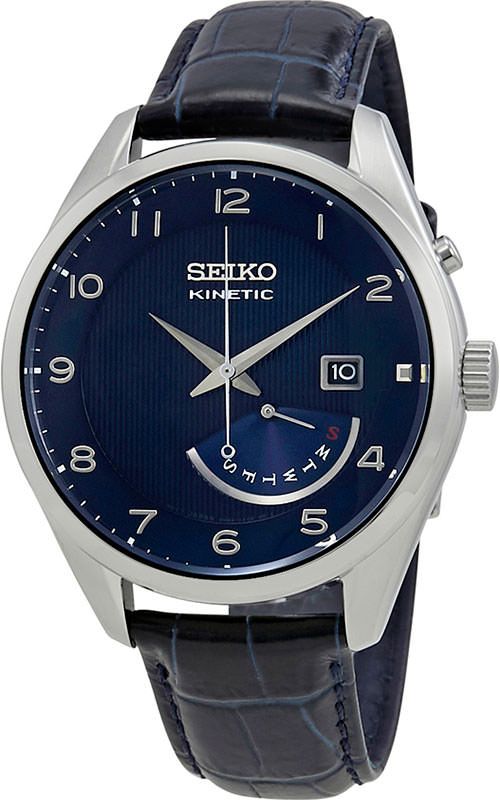 Seiko Kinetic  Blue Dial 42 mm Quartz Watch For Men - 1