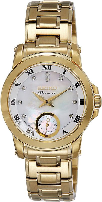 Seiko Premier Quartz MOP Dial 31.4 mm Quartz Watch For Women - 1