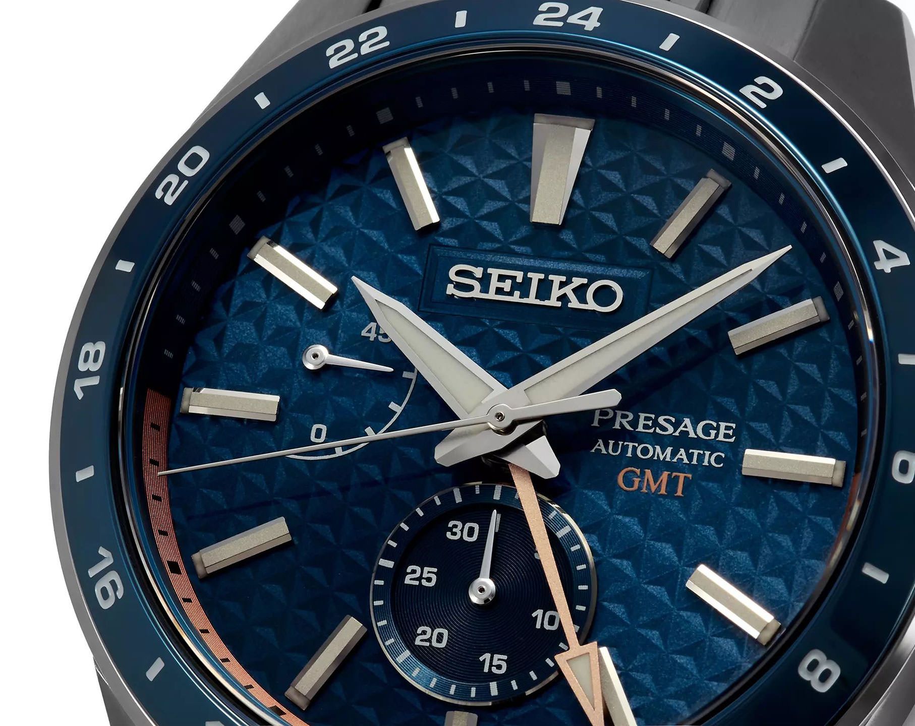 Seiko Presage Prestige Line Blue Dial 42.2 mm Automatic Watch For Men - 3