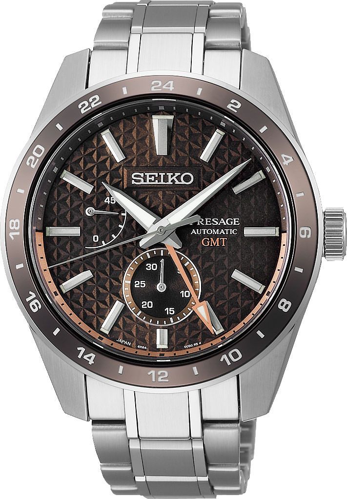 Seiko Presage Prestige Line Brown Dial 42.7 mm Automatic Watch For Men - 1