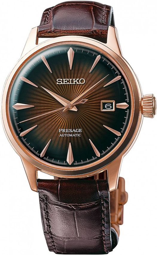 Seiko Presage Basic Line Brown Dial 40.5 mm Automatic Watch For Men - 1