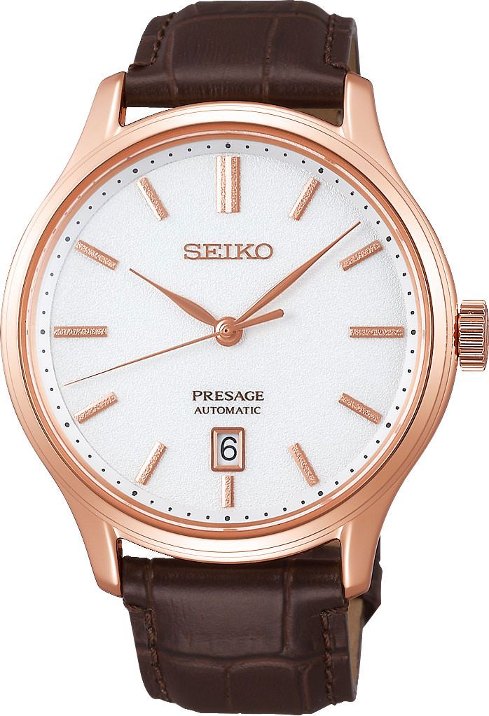 Seiko Presage Basic Line White Dial 41.7 mm Automatic Watch For Men - 1