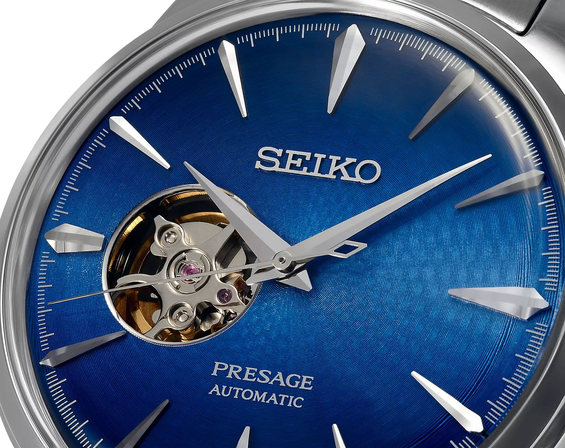 Seiko Presage Basic Line Blue Dial 40.5 mm Automatic Watch For Men - 4