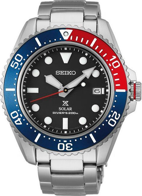 Seiko Prospex Sea Black Dial 42.79 mm Solar Powered Watch For Men - 1