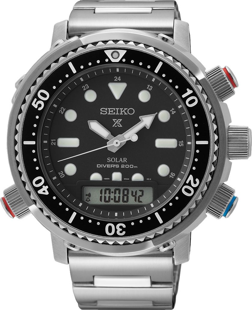 Seiko Prospex Sea Black Dial 46.9 mm Solar Powered Watch For Men - 1