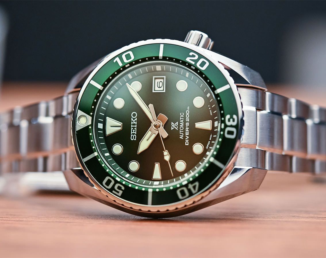 Seiko Prospex  Green Dial 45 mm Automatic Watch For Men - 4