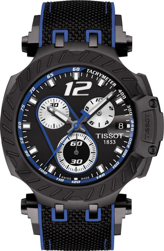 Tissot T-Sport Tissot T-Race MOTOGP Black Dial 47.6 mm Quartz Watch For Men - 1