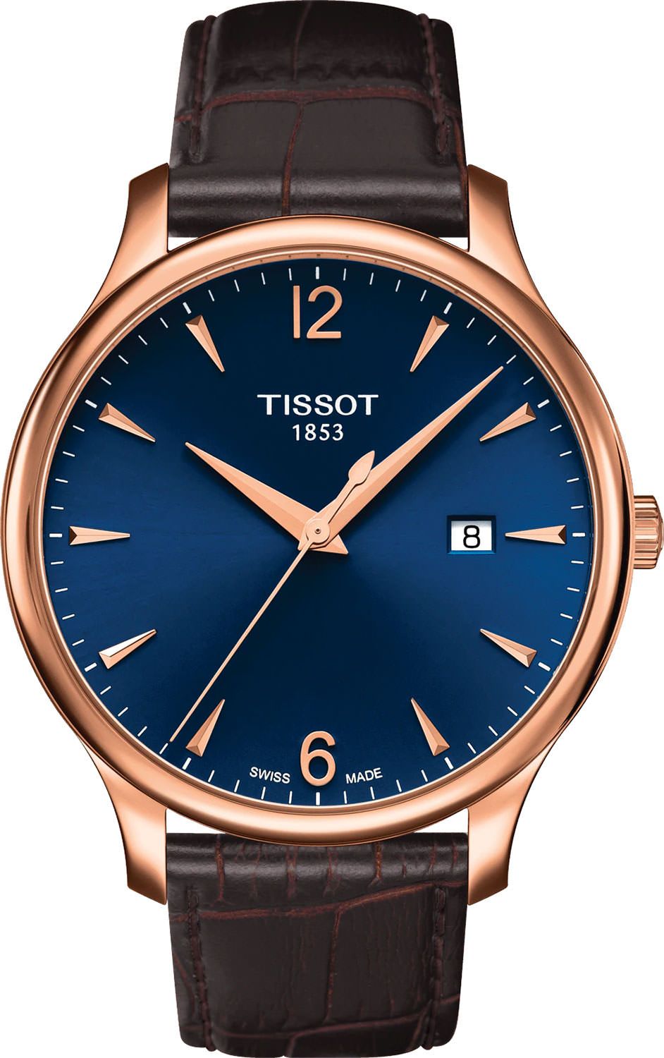 Tissot T-Classic Tissot Tradition Blue Dial 42 mm Quartz Watch For Men - 1