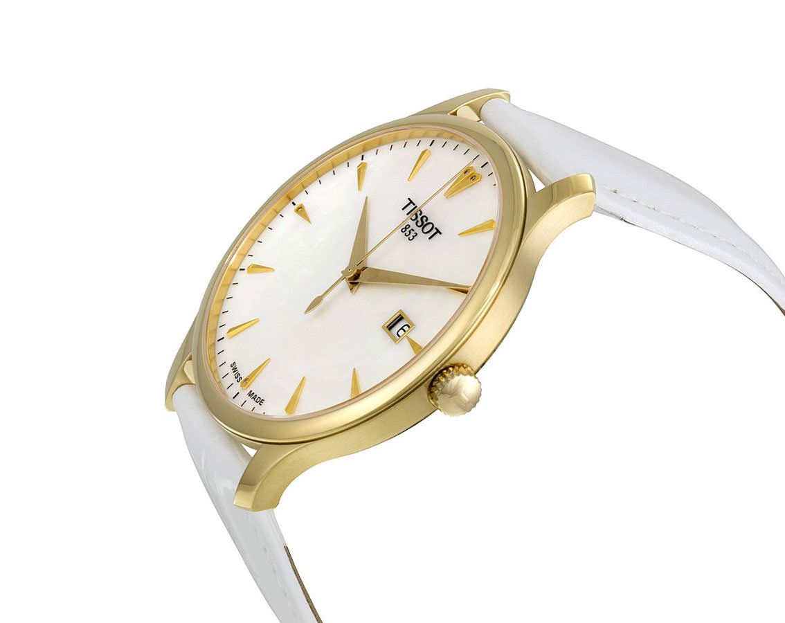 Tissot T-Classic Tissot Tradition MOP Dial 42 mm Quartz Watch For Women - 3