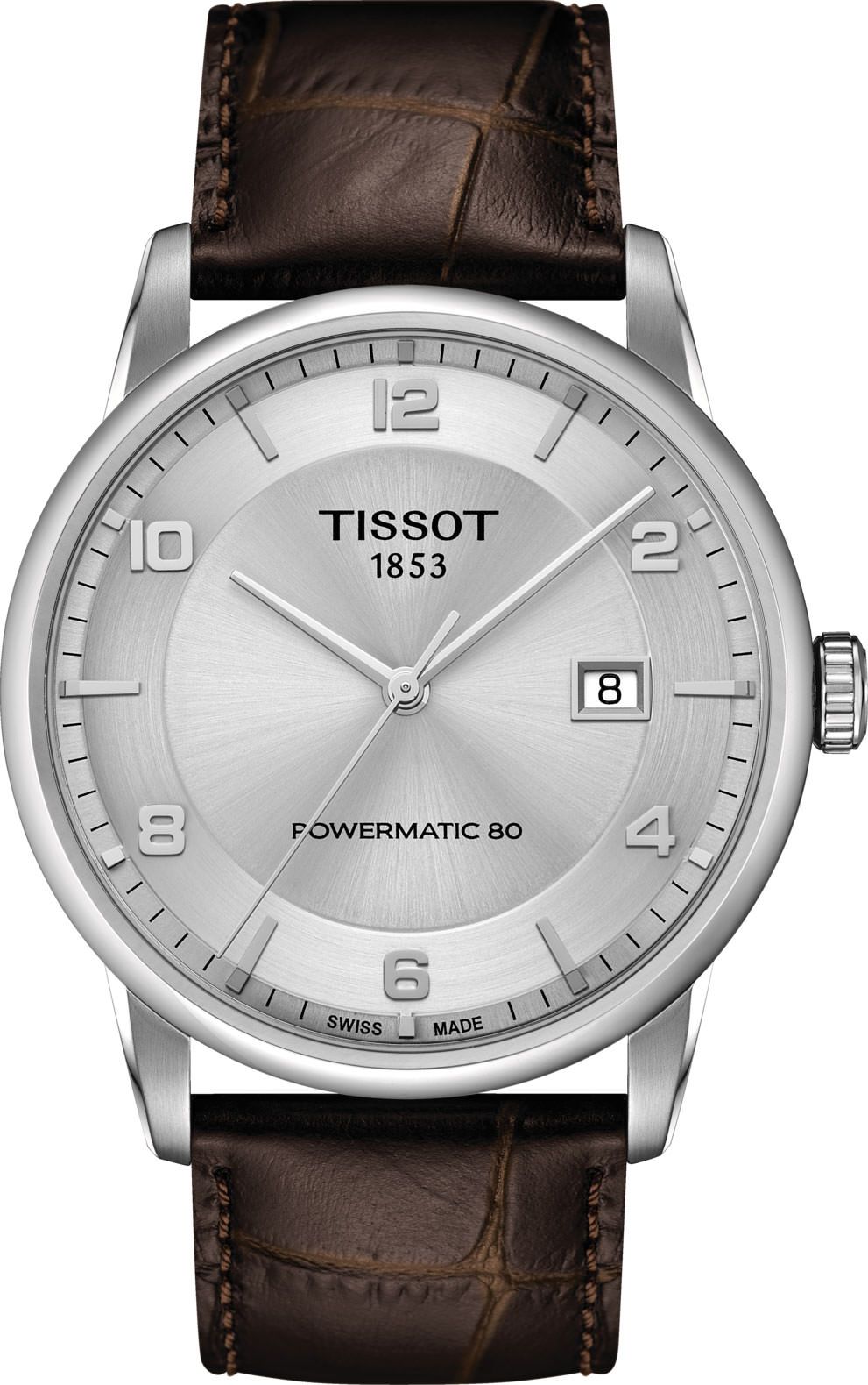 Tissot T-Classic Tissot Luxury Silver Dial 41 mm Automatic Watch For Men - 1