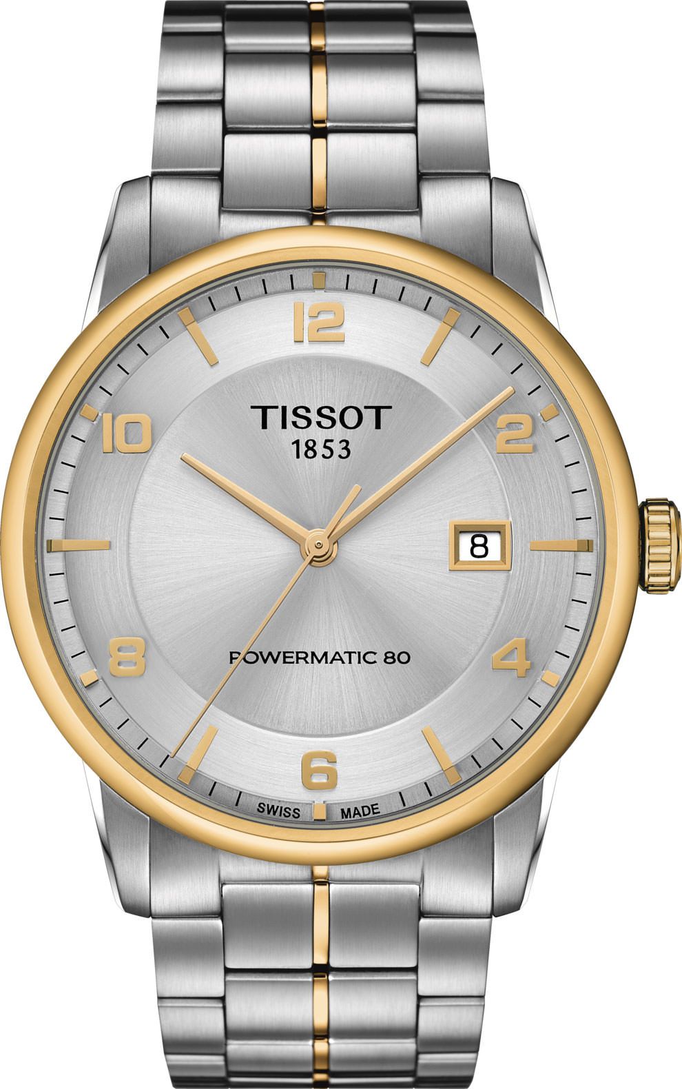 Tissot T-Classic Tissot Luxury Silver Dial 41 mm Automatic Watch For Men - 1