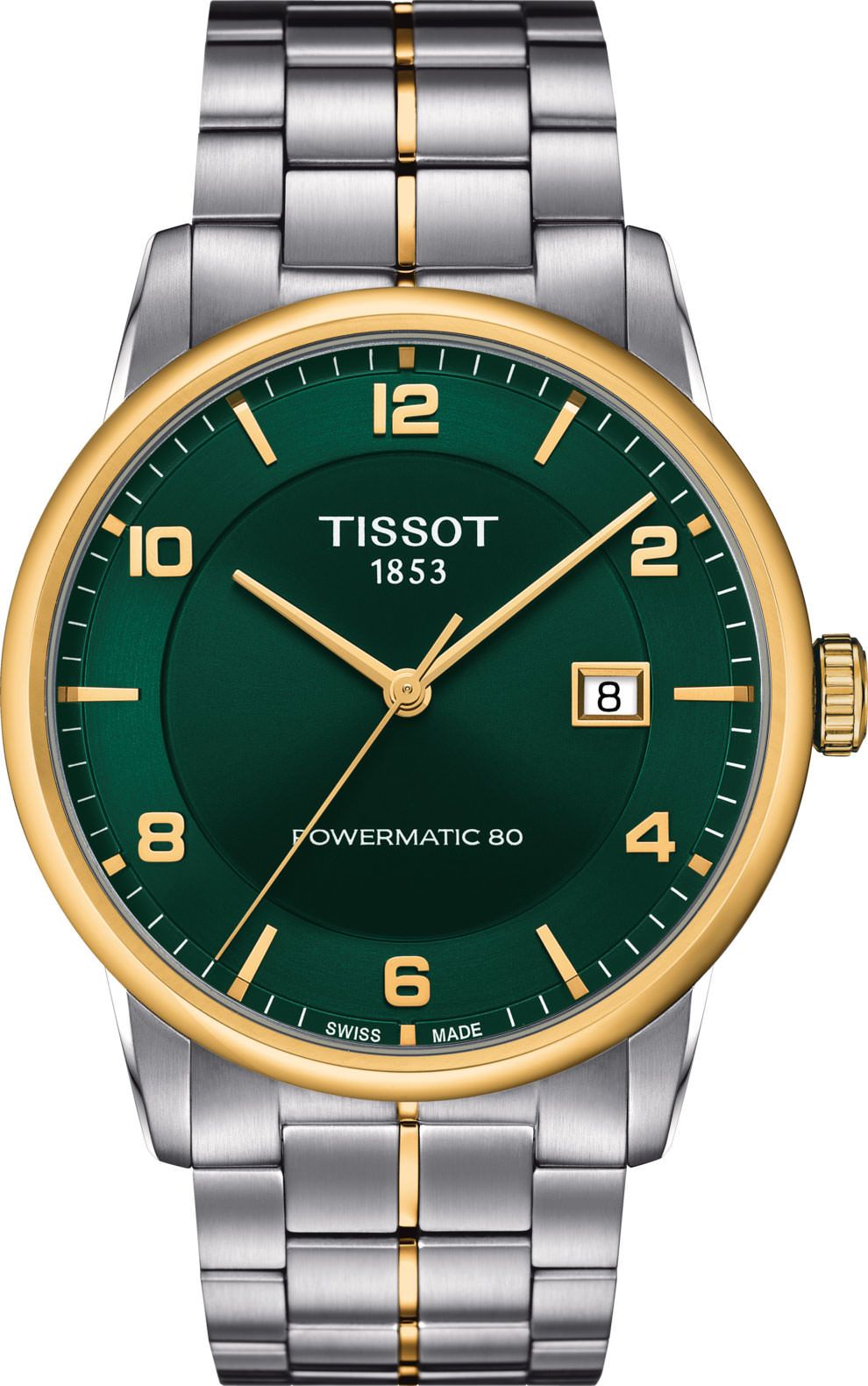 Tissot T-Classic Tissot Luxury Green Dial 41 mm Automatic Watch For Men - 1