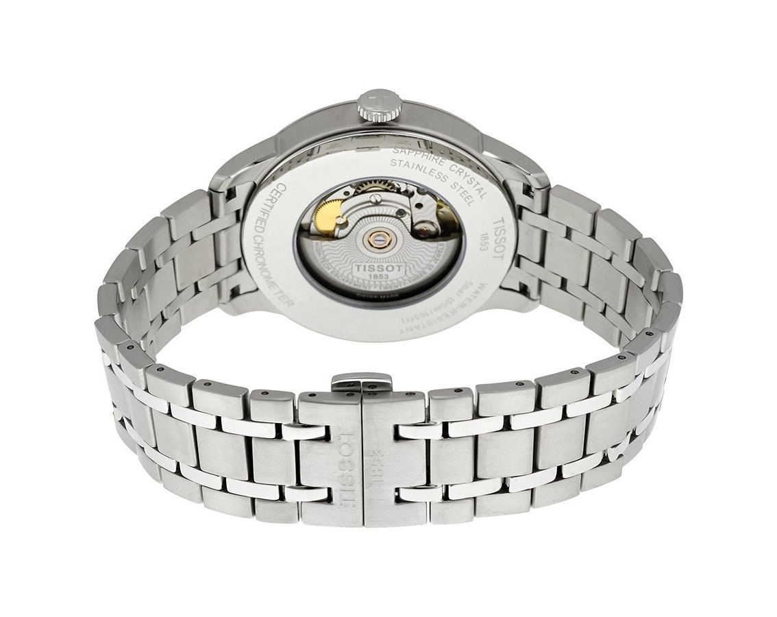 Tissot T-Classic Tissot Chemin Des Tourelles Silver Dial 42 mm Automatic Watch For Men - 2