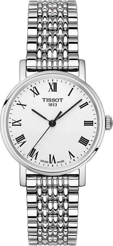 Tissot T-Classic Tissot Everytime White Dial 30 mm Quartz Watch For Women - 1