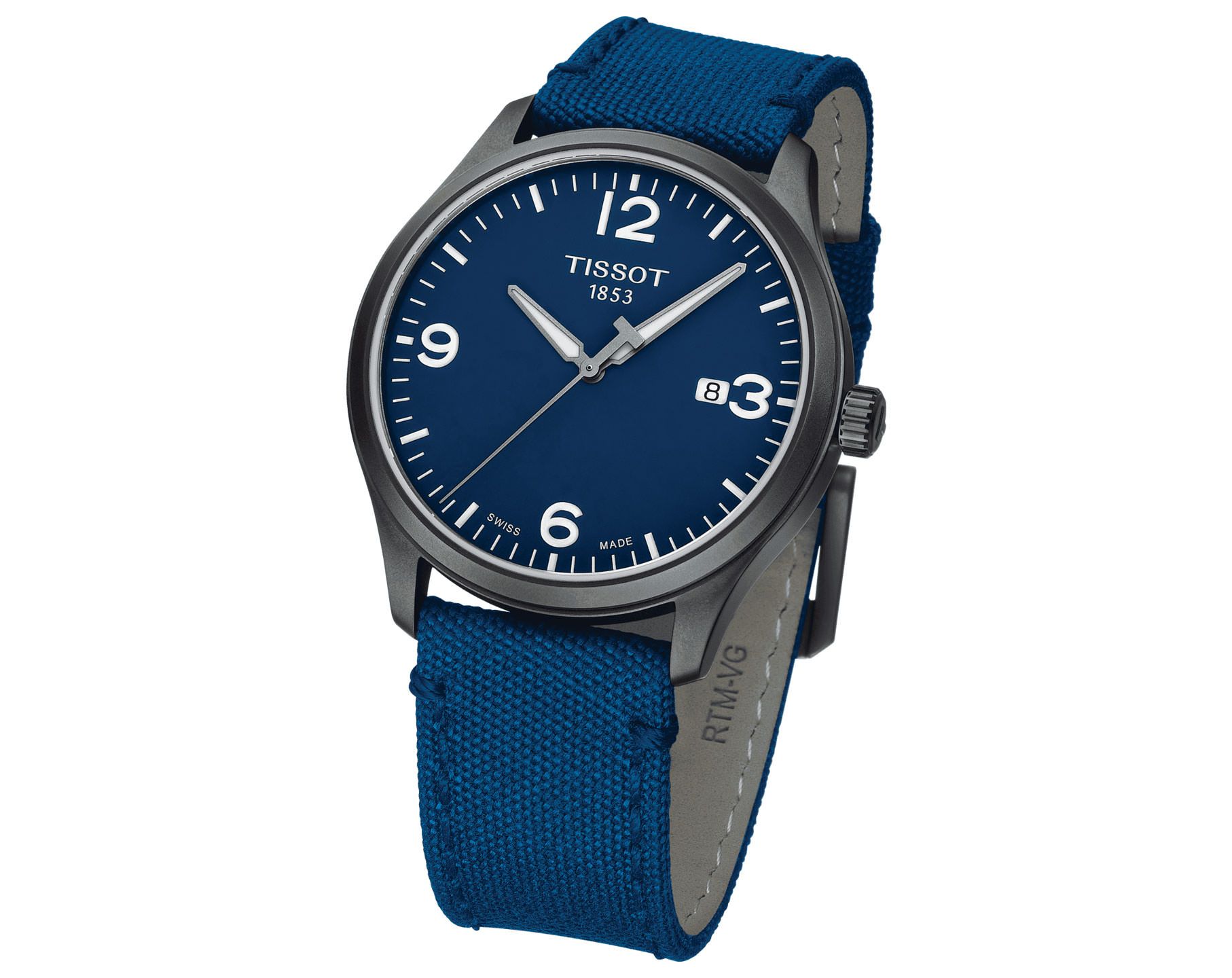 Tissot T-Sport Tissot Gent XL Blue Dial 42 mm Quartz Watch For Men - 3