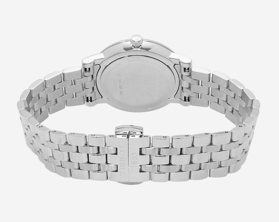 Tissot T-Classic Tissot Carson Silver Dial 30 mm Quartz Watch For Women - 4