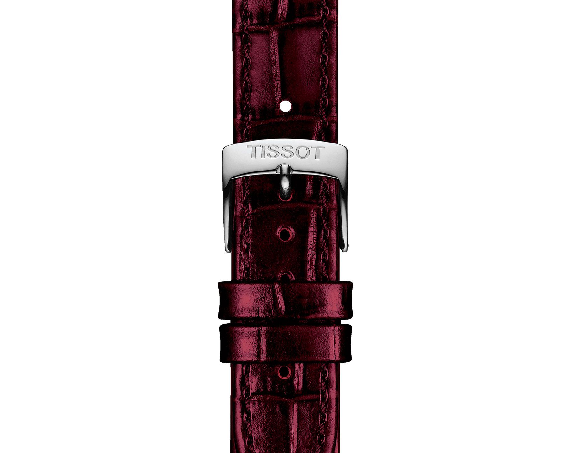 Tissot T-Classic Tissot Carson Red Dial 30 mm Quartz Watch For Women - 2