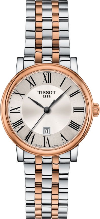 Tissot T-Classic Tissot Carson Silver Dial 30 mm Quartz Watch For Women - 1