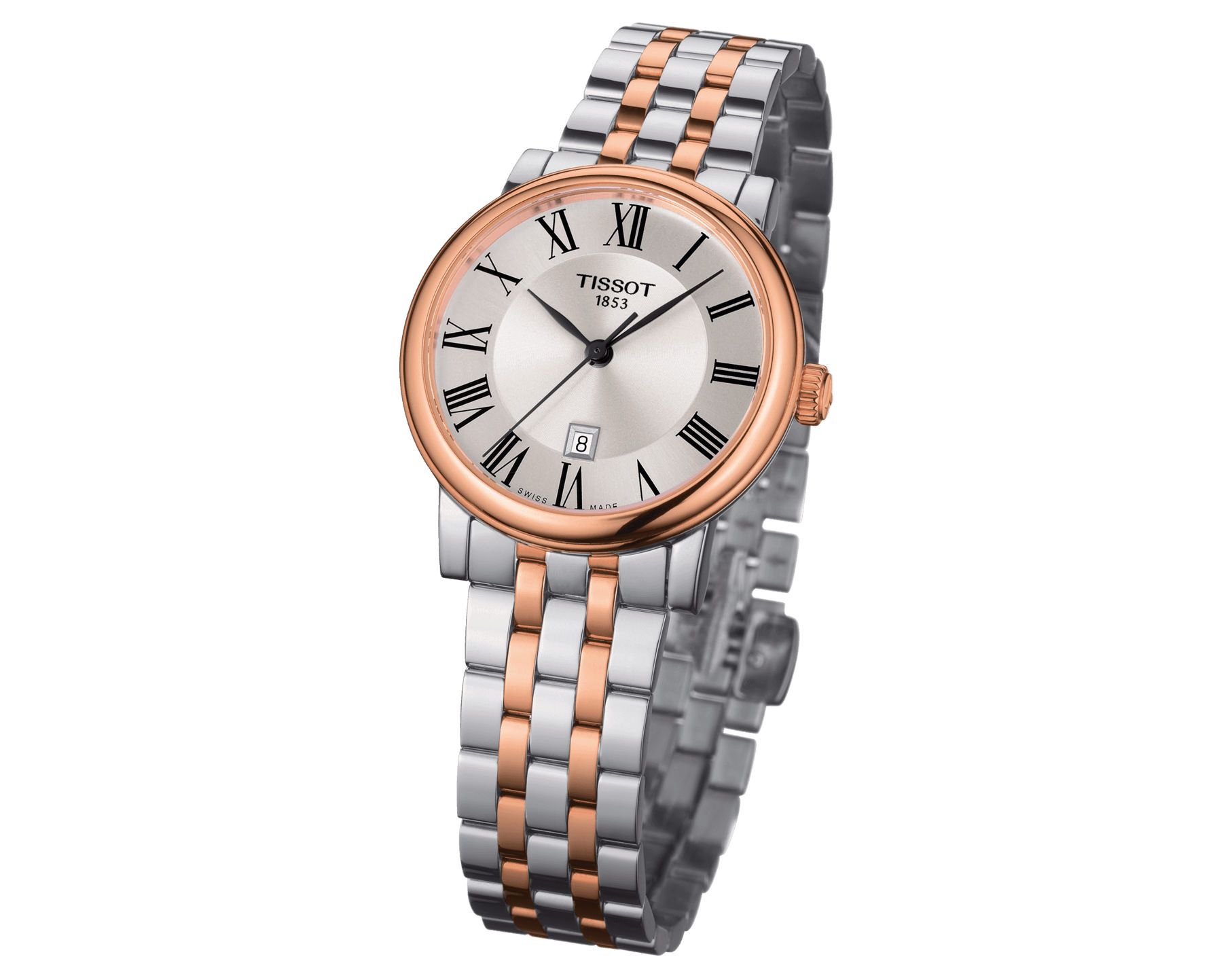 Tissot T-Classic Tissot Carson Silver Dial 30 mm Quartz Watch For Women - 4