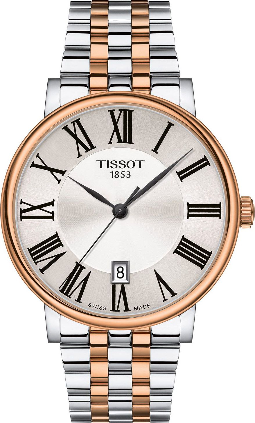 Tissot T-Classic Tissot Carson Silver Dial 40 mm Quartz Watch For Men - 1