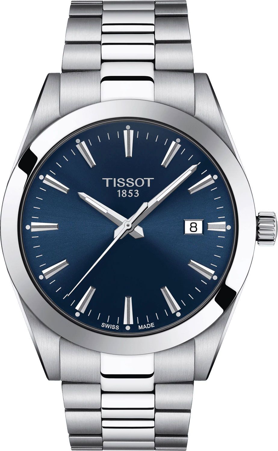 Tissot T-Classic Tissot Gentleman Blue Dial 40 mm Quartz Watch For Men - 1