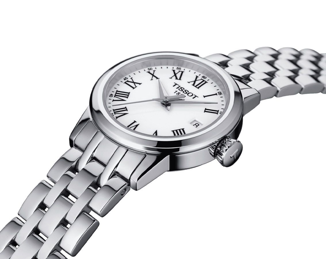 Tissot T-Classic Tissot Classic Dream White Dial 28 mm Quartz Watch For Women - 5