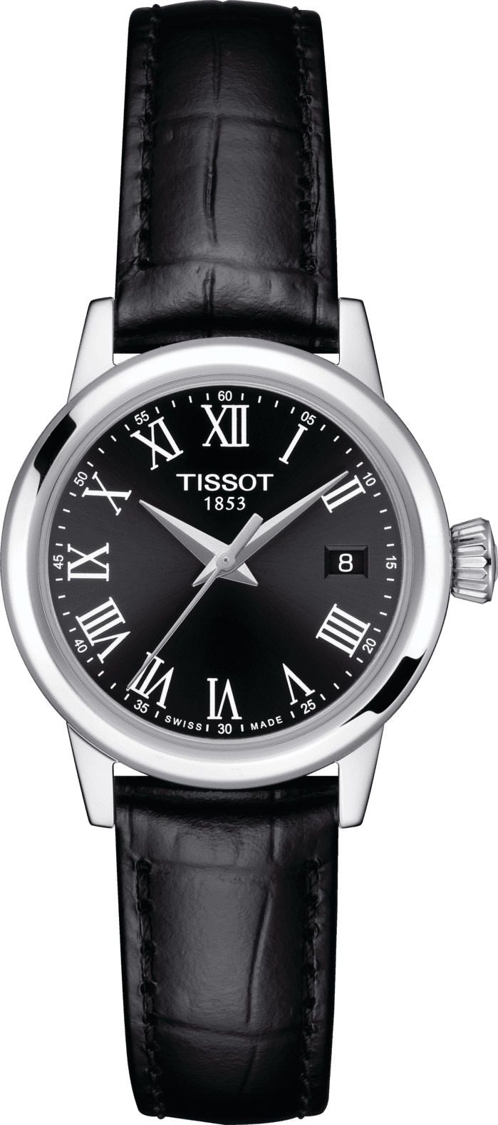 Tissot T-Classic Tissot Classic Dream Black Dial 28 mm Quartz Watch For Women - 1