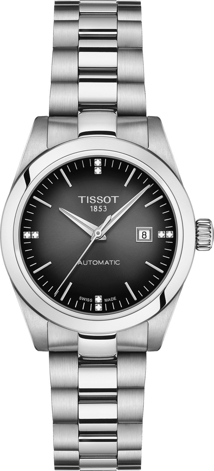 Tissot T-Classic Tissot T-My Lady Anthracite Dial 29.30 mm Automatic Watch For Women - 1