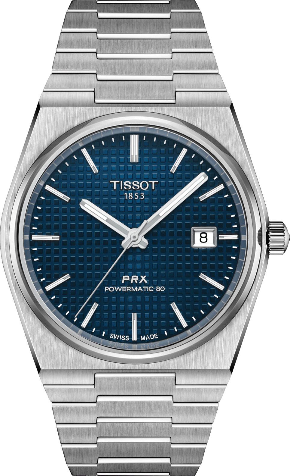 Tissot T-Classic Tissot PRX Blue Dial 40 mm Automatic Watch For Men - 1