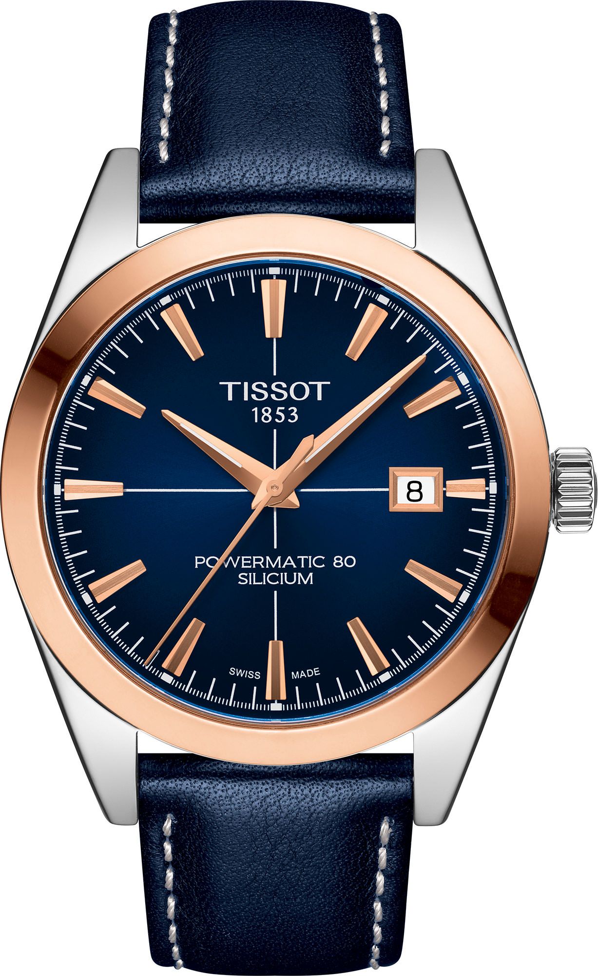 Tissot T-Classic Tissot Gentleman Blue Dial 40 mm Automatic Watch For Men - 1