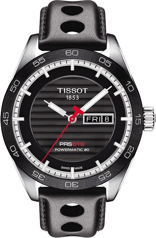 Tissot T-Sport Tissot PRS 516 Black Dial 42 mm Automatic Watch For Men - 1