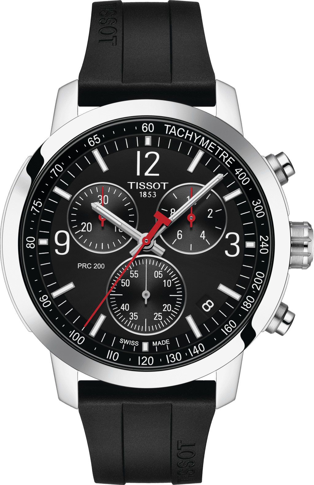 Tissot T-Sport Tissot PRC 200 Black Dial 43 mm Quartz Watch For Men - 1