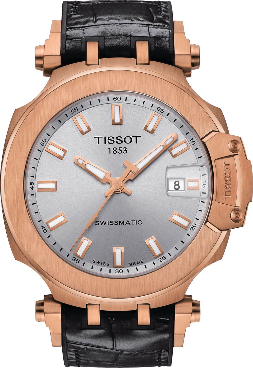 Tissot T-Sport Tissot T-Race Silver Dial 45 mm Automatic Watch For Men - 1