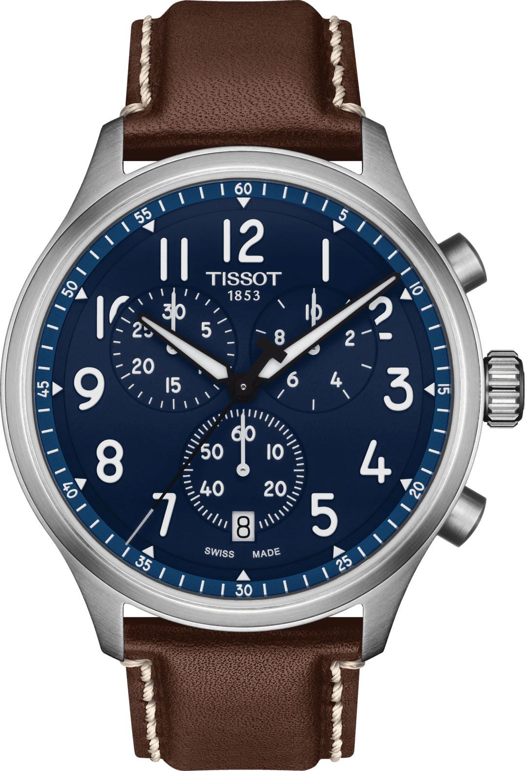 Tissot T-Sport Tissot Chrono XL Blue Dial 45 mm Quartz Watch For Men - 1