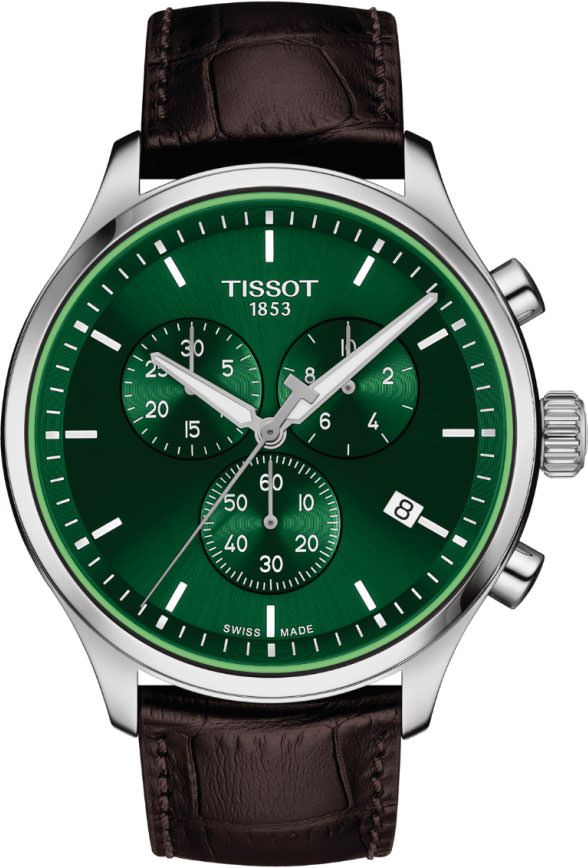 Tissot T-Sport Tissot Chrono XL Green Dial 45 mm Quartz Watch For Men - 1