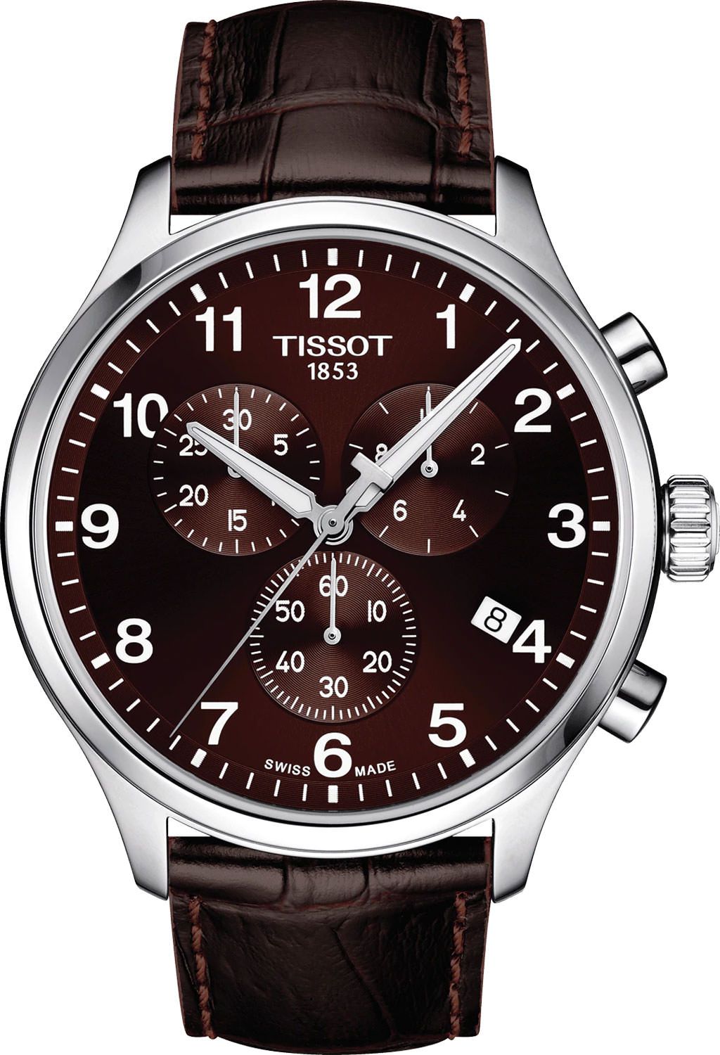 Tissot T-Sport Tissot Chrono XL Brown Dial 45 mm Quartz Watch For Men - 1