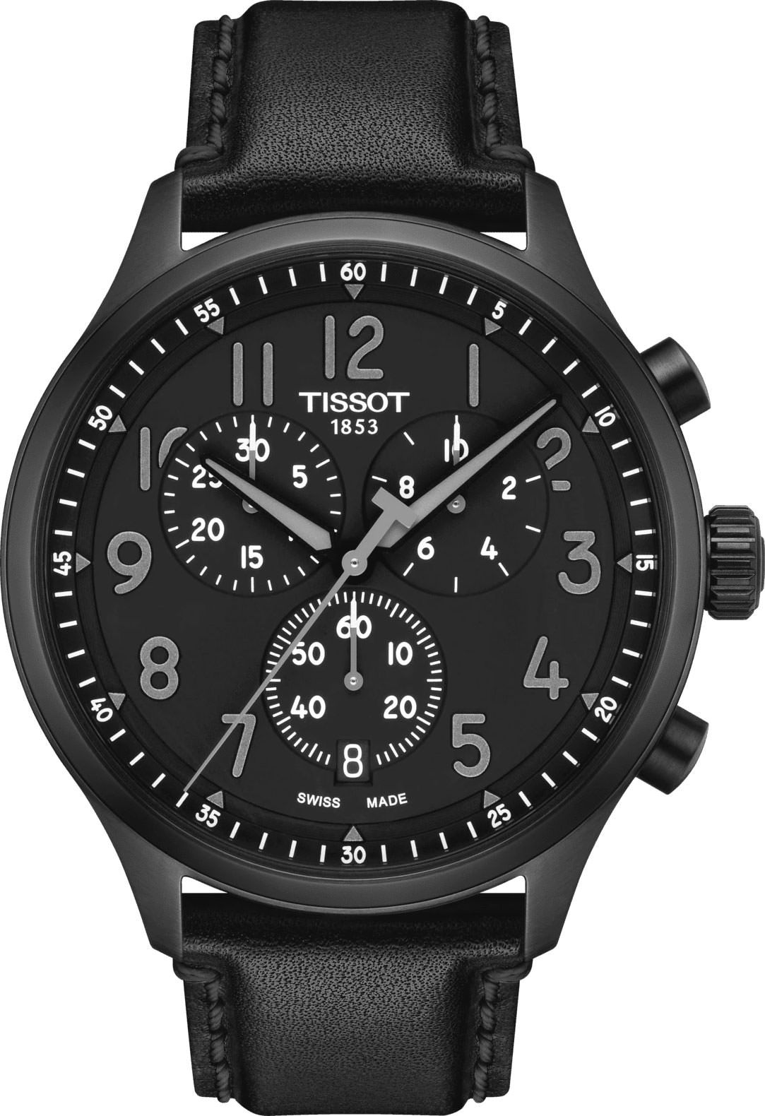 Tissot T-Sport Tissot Chrono XL Black Dial 45 mm Quartz Watch For Men - 1