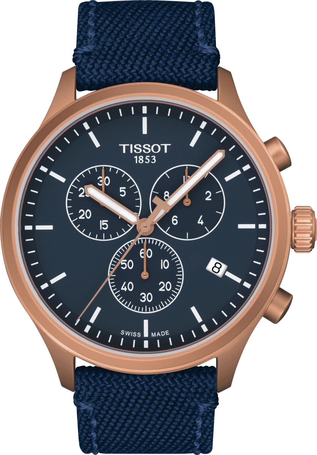 Tissot T-Sport Tissot Chrono XL Blue Dial 45 mm Quartz Watch For Men - 1