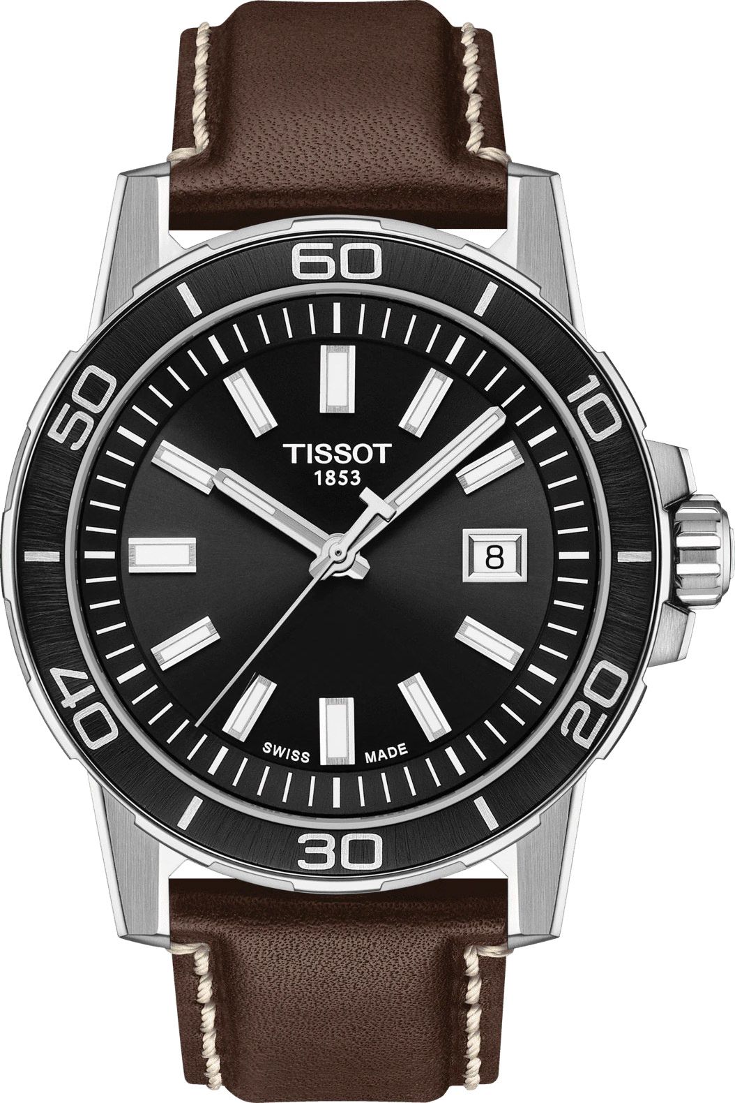 Tissot T-Sport Tissot Supersport Chrono Black Dial 44 mm Quartz Watch For Men - 1