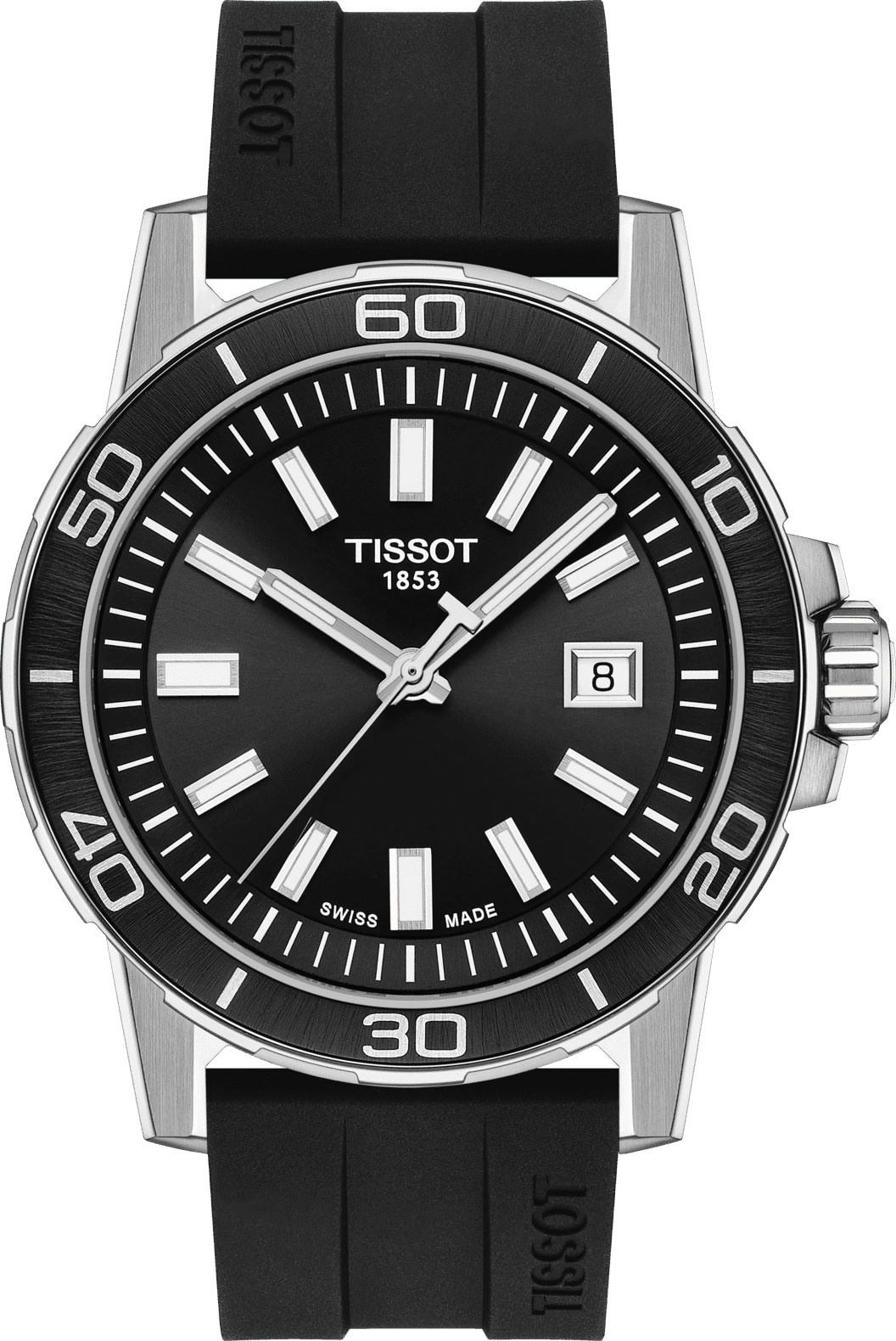 Tissot T-Sport Tissot Supersport Chrono Black Dial 44 mm Quartz Watch For Men - 1