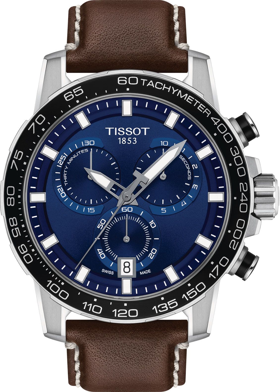 Tissot T-Sport Tissot Supersport Chrono Blue Dial 45.5 mm Quartz Watch For Men - 1