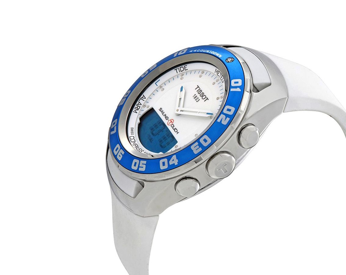 Tissot T-Touch Tissot Sailing-Touch White Dial 45 mm Quartz Watch For Unisex - 2