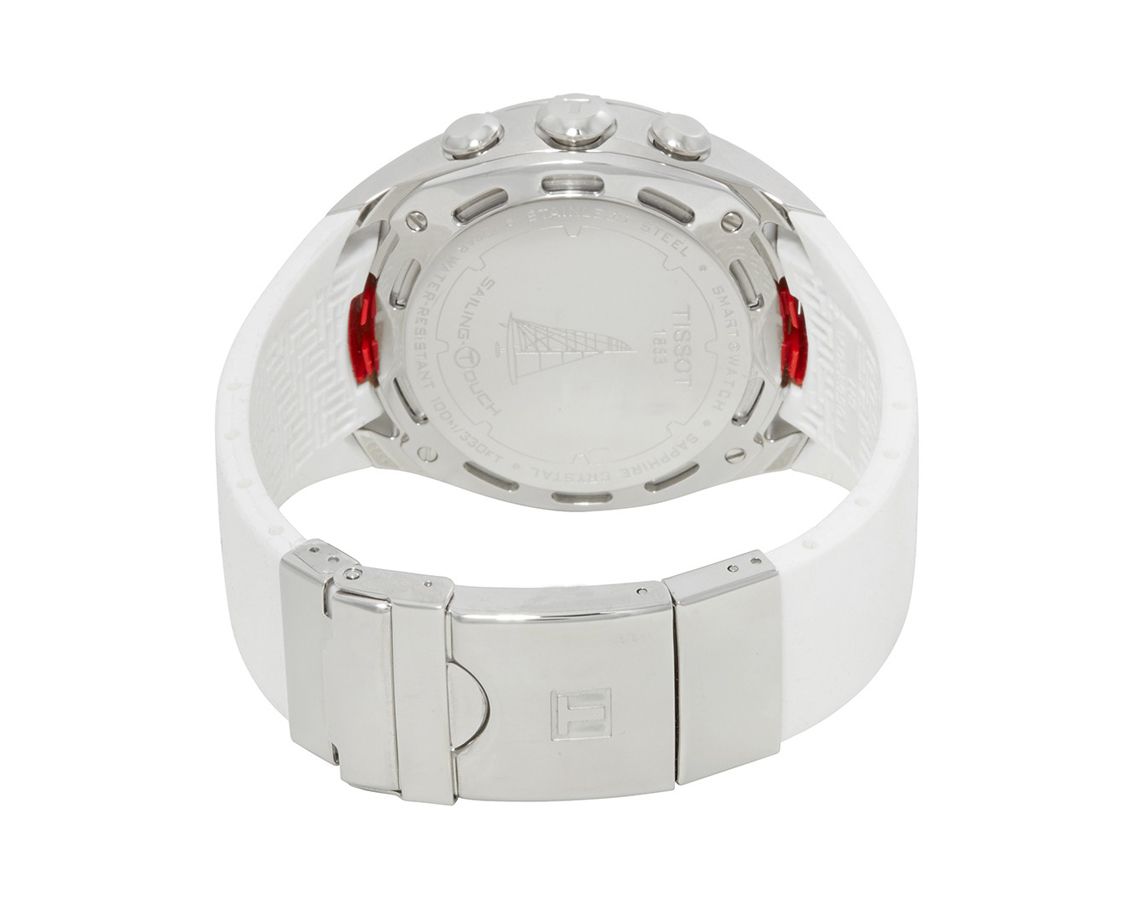 Tissot T-Touch Tissot Sailing-Touch White Dial 45 mm Quartz Watch For Unisex - 3