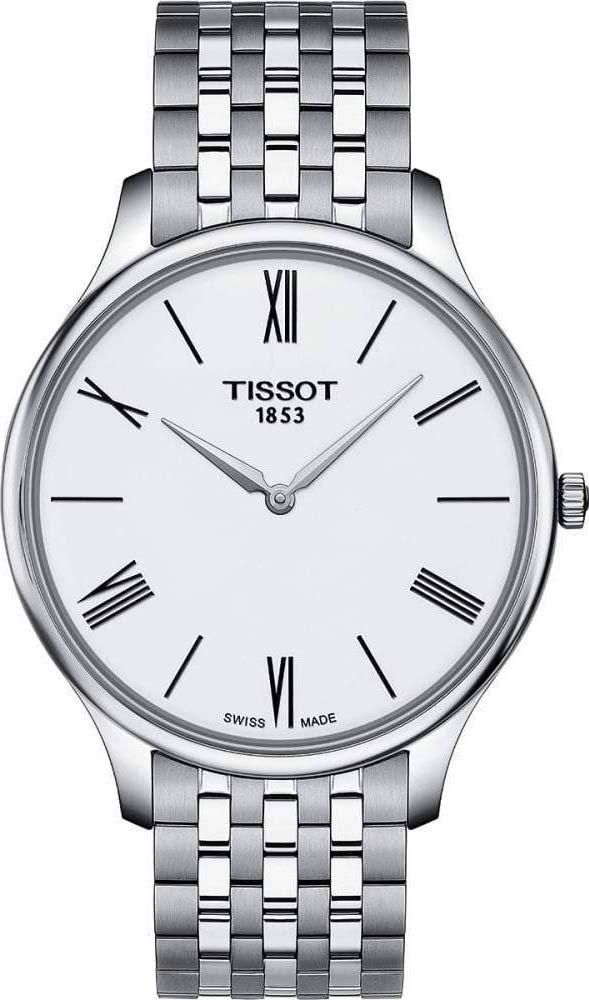 Tissot T-Classic Tissot Tradition White Dial 39 mm Quartz Watch For Men - 1