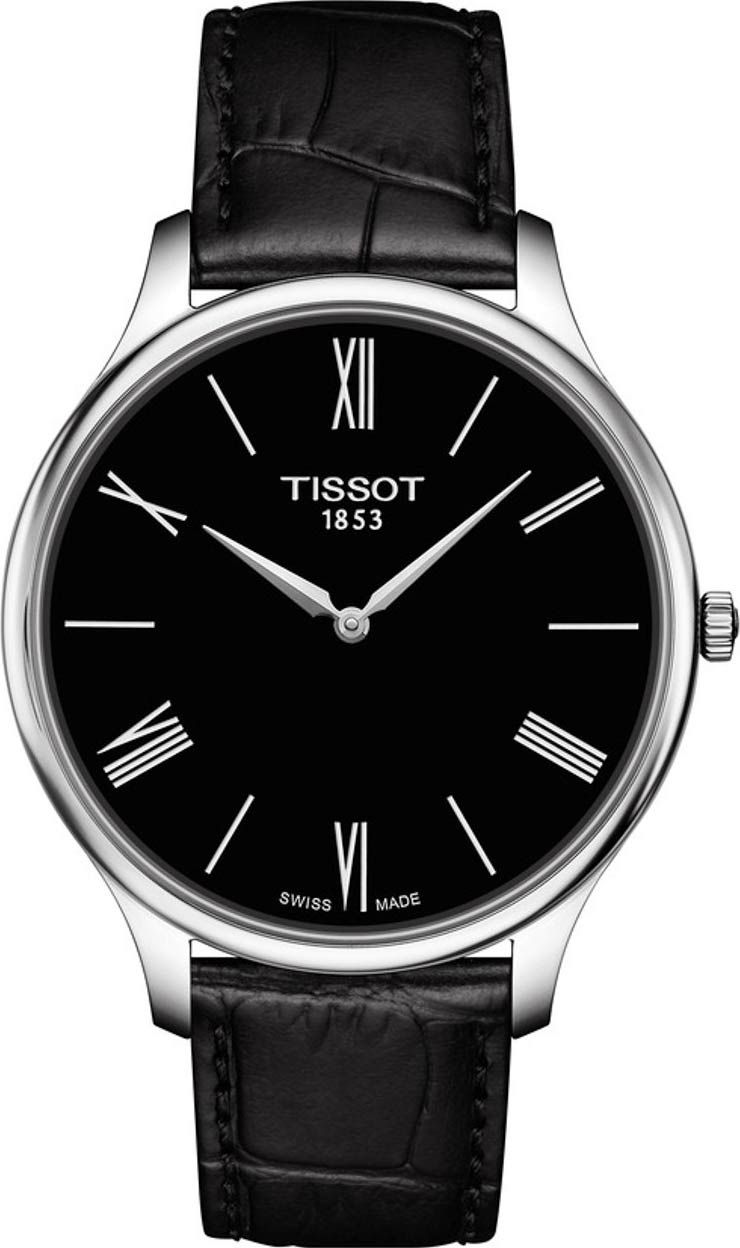 Tissot T-Classic Tissot Tradition Black Dial 39 mm Quartz Watch For Men - 1