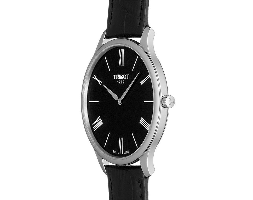 Tissot T-Classic Tissot Tradition Black Dial 39 mm Quartz Watch For Men - 4